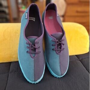 NWOB Camper Twins Siesta Sneakers Womens 6.5 / 37EU Canvas Artsy Fun Colorful